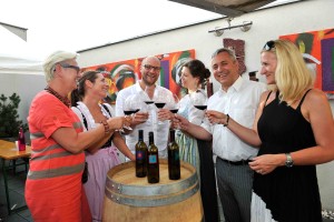 Weinverkostung beim Rotweinfestival