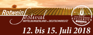 Rotweinfestival Mittelburgenland 2018
