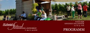 Programm Rotweinfestival 2019